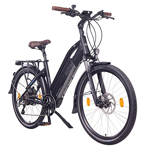 NCM Milano Plus Bicicleta eléctrica de Trekking, 250W, Batería...