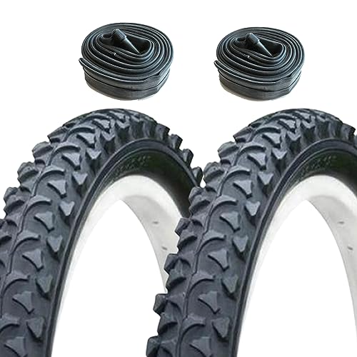 Cubiertas MTB 26x1.95 + 2 cámaras de Aire de 26' con válvula AV...