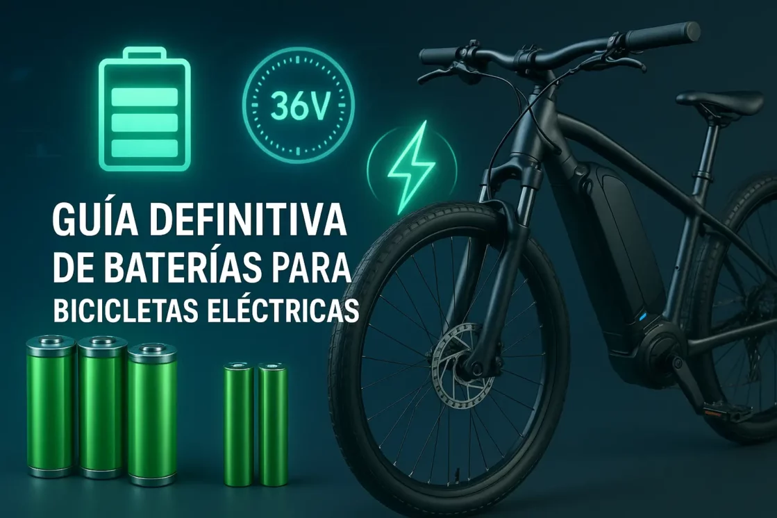 Guia Definitiva de Baterias para Bicicletas Electricas 2025 Tipos Tecnologias y Como Elegir la Perfecta