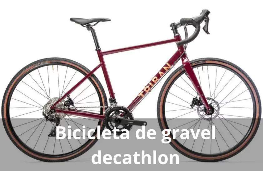 bicicleta de gravel decathlon de mujer