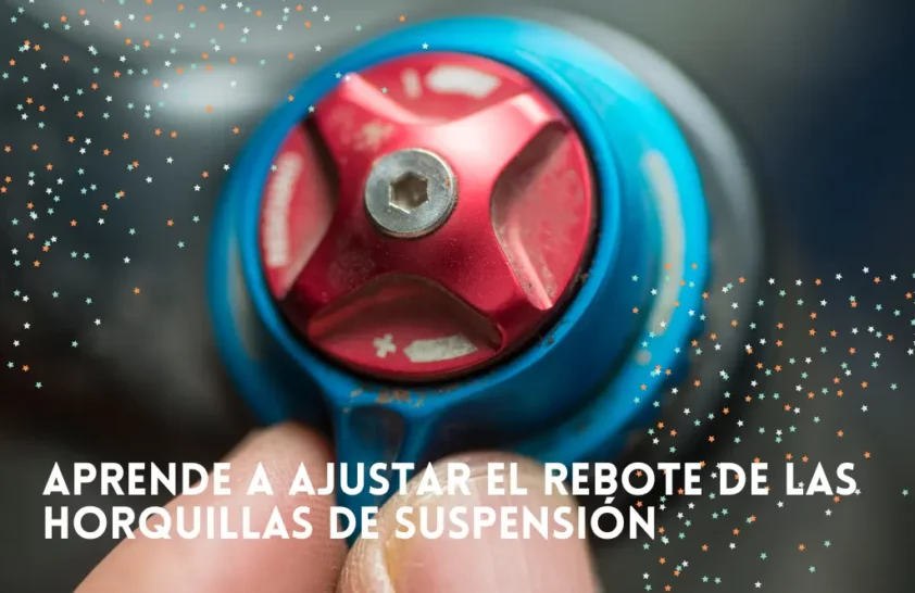 rebote de una horquilla de suspensión