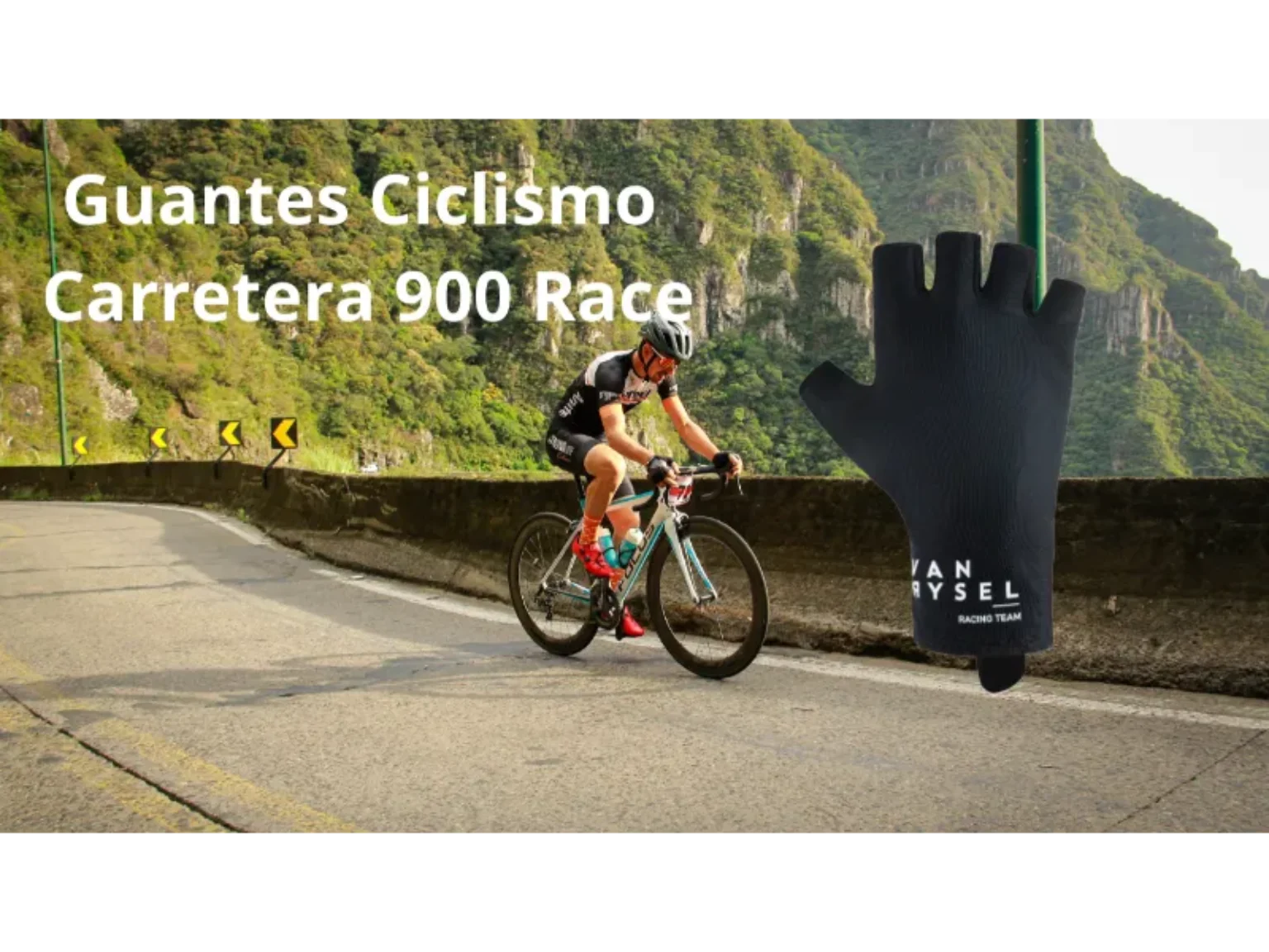 Guantes Ciclismo Carretera 900 Race 1
