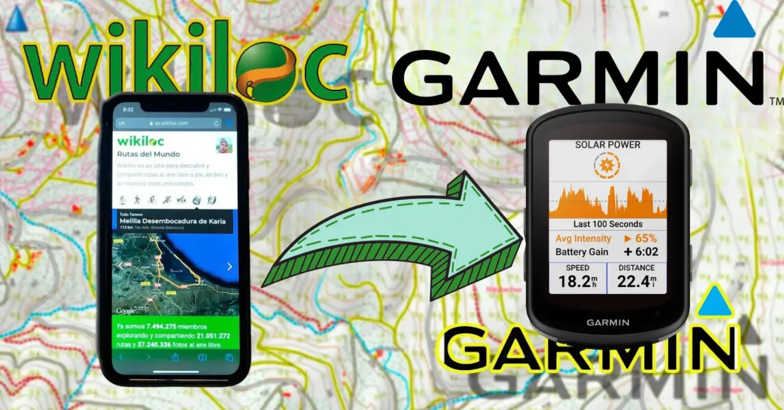 Como pasar rutas de Wikiloc a tu GPS
