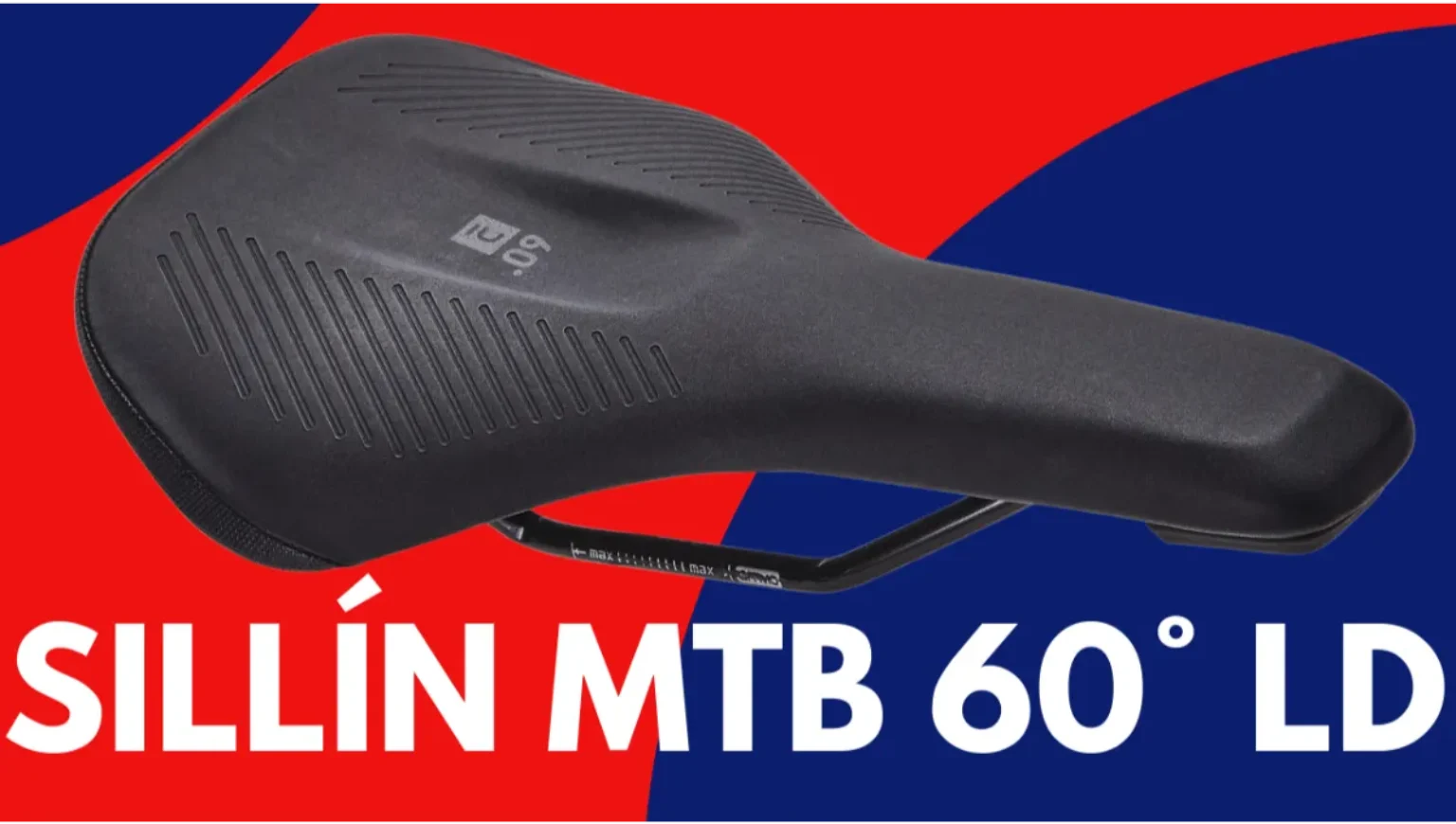 Sillin Bicicleta MTB 60° LD