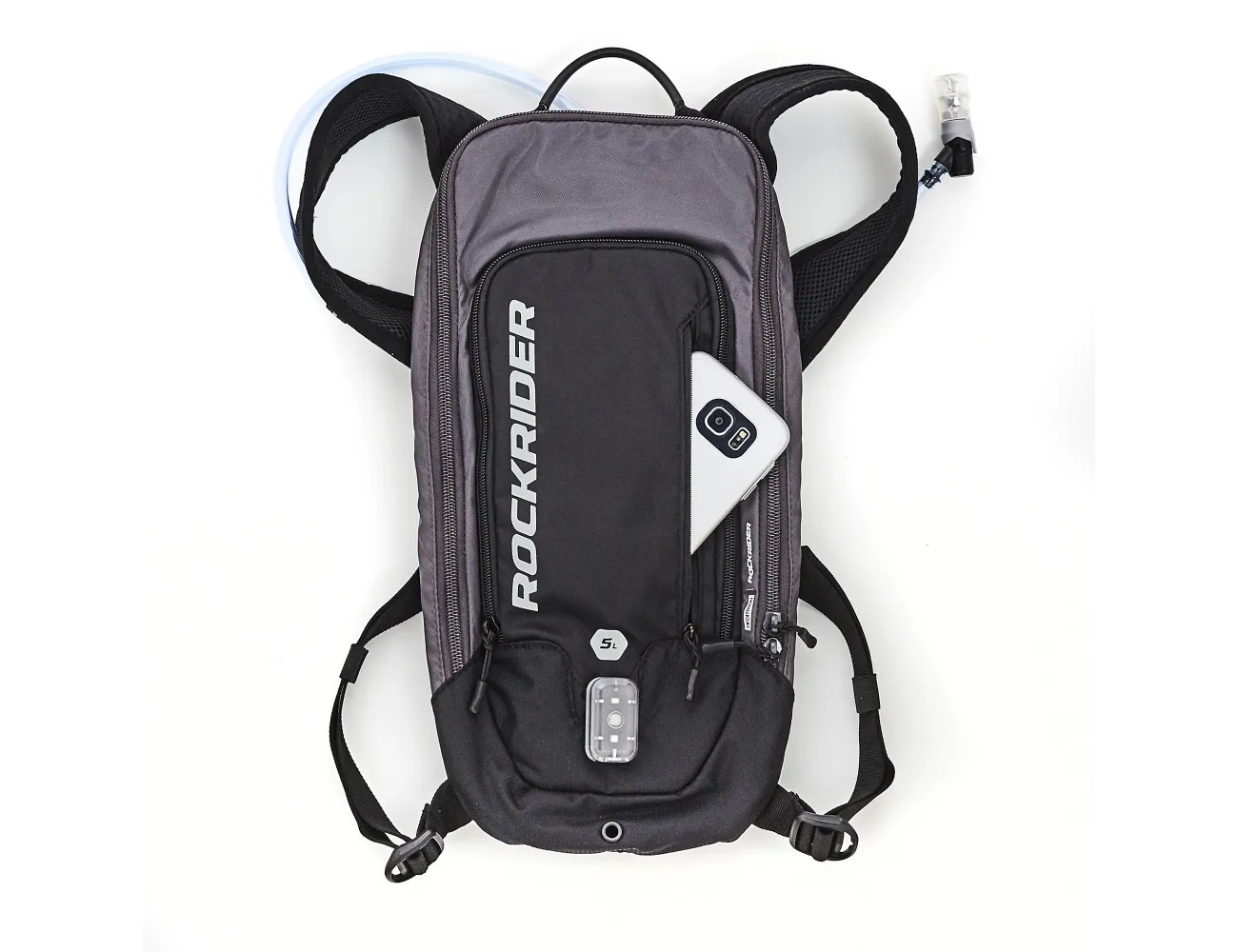 Detalles mochila Rockrider ST 500