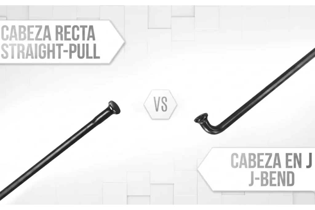 Comparativa radios Straight Pull vs J Bend