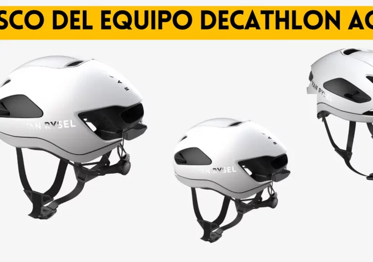Casco Van Rysel RCR en Acción: Opiniones Reales Después de 100 km 4 Casco Rysel FCR el casco del equipo Decathlon AG2R
