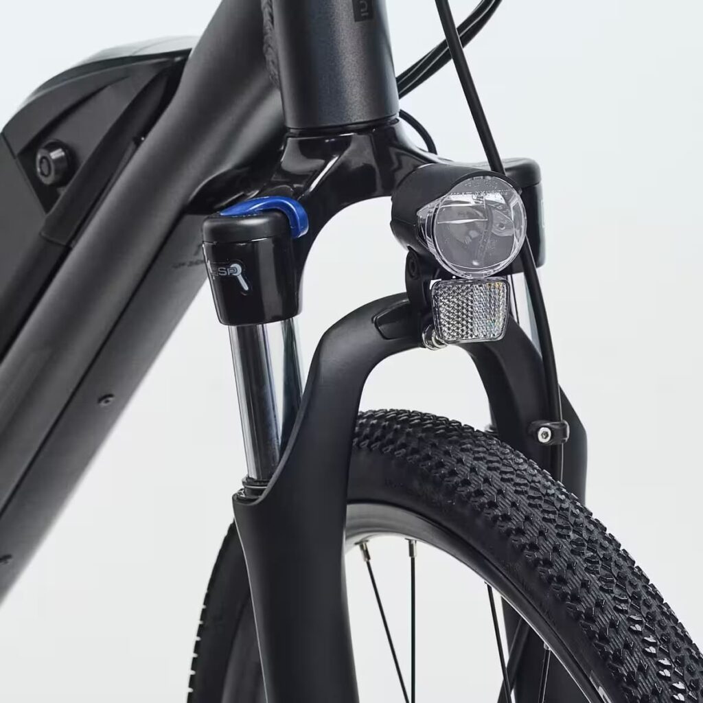 bicicleta electrica trekking riverside 520 e suspension de 60 mm