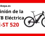 Opinión de la MTB Eléctrica E-ST 520 Mujer 10 Opinion de la MTB Electrica E ST 520