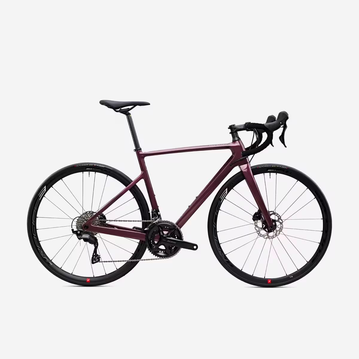 Van Rysel EDR CF Mujer Burdeos Shimano 105 12 Velocidades