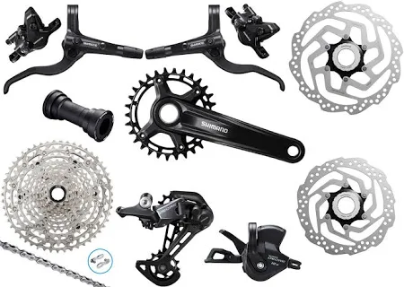 Sistema de transmisión Shimano Deore M6100 en acción