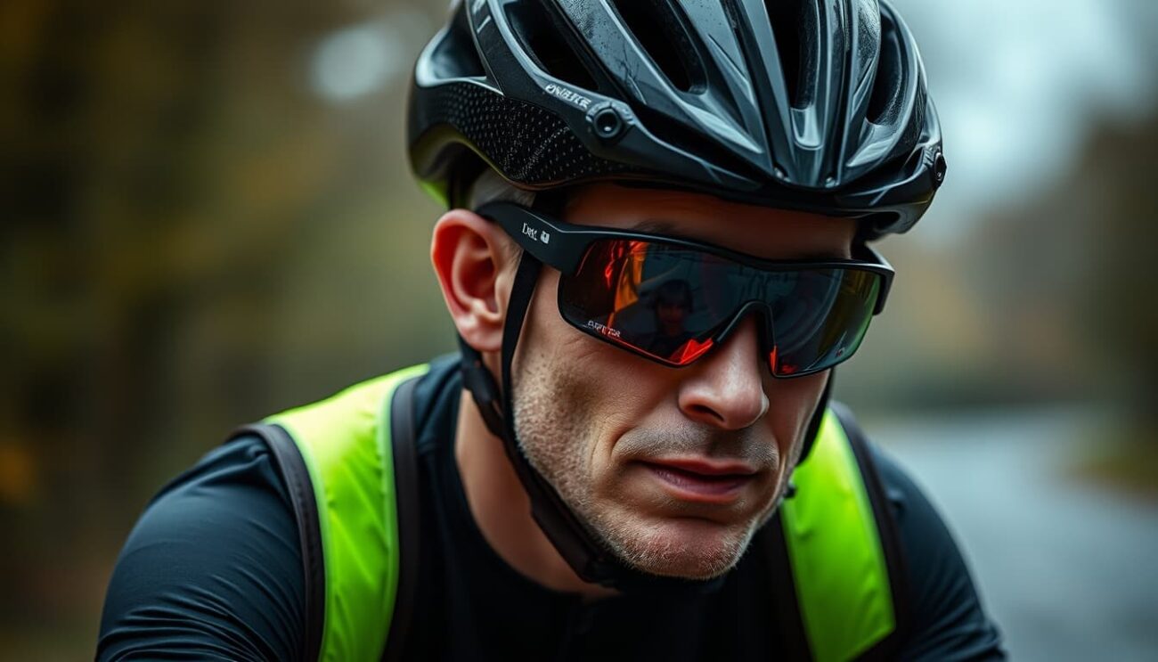CICLISTA CON GAFAS DE SOL