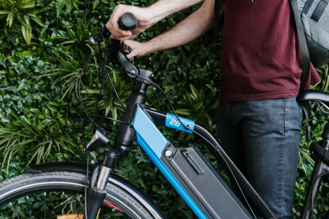 una bicicleta
