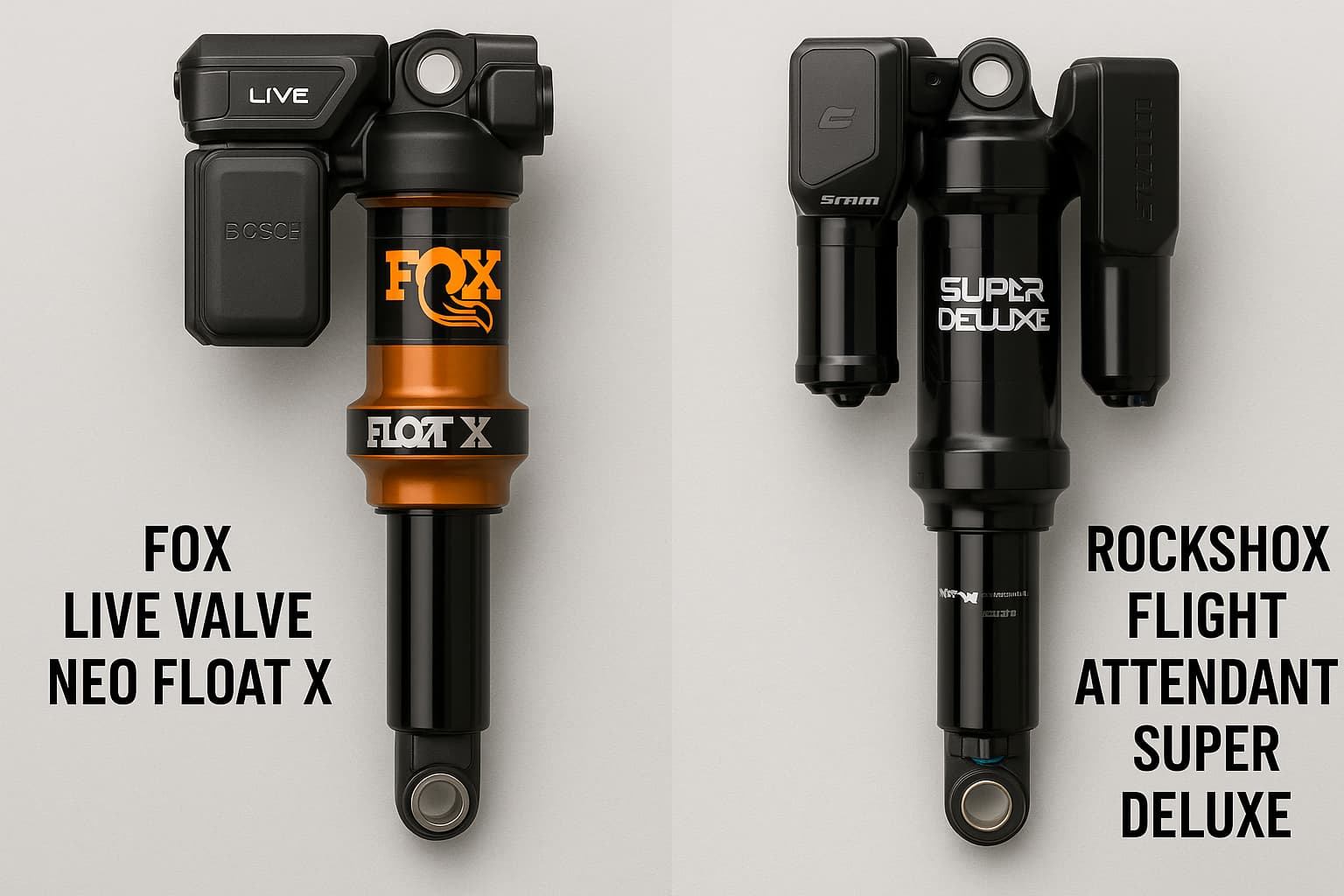 Comparativa Fox Live Valve Neo vs RockShox Flight Attendant