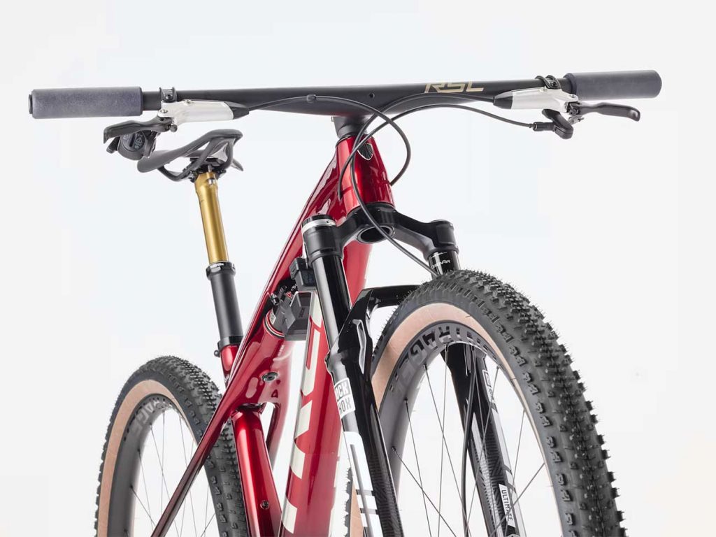 Detalle tecnológico Trek Supercaliber 2026 segunda generación