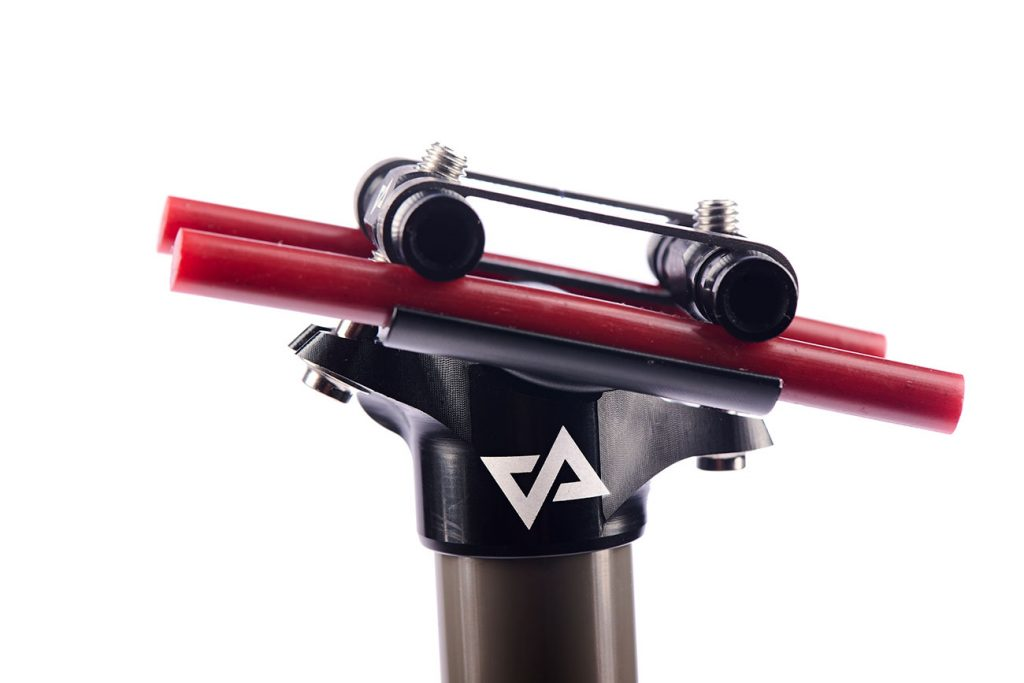 Tija telescópica ultraligera Vertical HELIUM RACE de 263 gramos para bicicleta de montaña XC