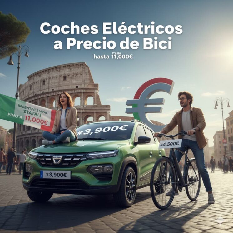 Coches Electricos a Precio de Bici Italia Lanza Ayudas de hasta 11000E para el Dacia Spring 3900E