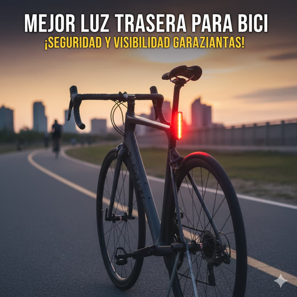 luz trasera bici