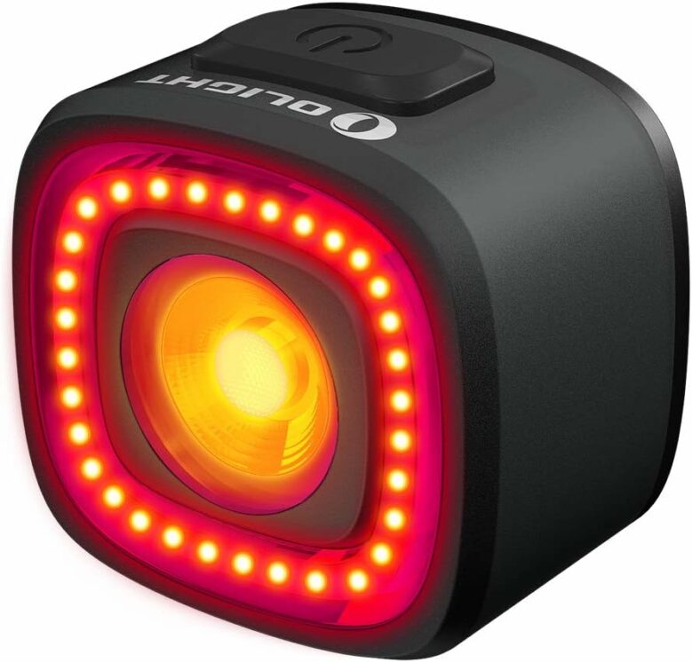 OLIGHT RN 120C LED Linterna de Bici Trasera Inteligente para Bicicleta con Sensor de Movimiento Integrado Recargable Bateria Incluida Carga USB 120 Lumenes MAX. IPX6