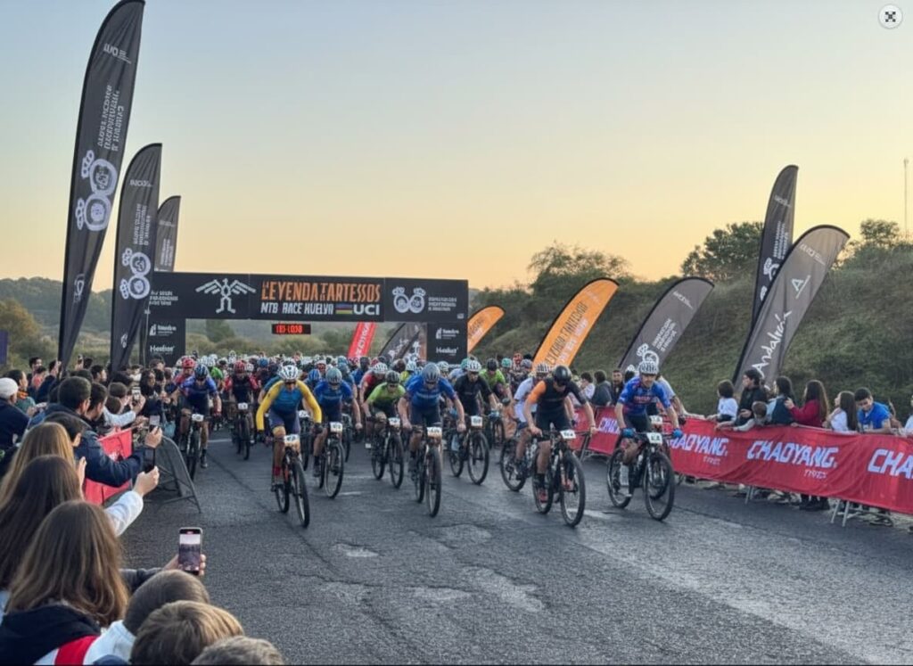 Aljaraque acoge la segunda etapa de la espectacular prueba de MTB La Leyenda de Tartessos mostrando su privilegiado entorno natural