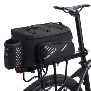 Alforja para bicicleta ROCKBROS negra de 9 12 L