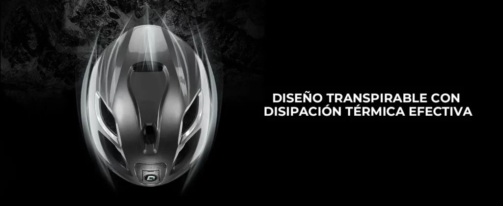 Diseño transpirable con disipación térmica del casco ROCKBROS