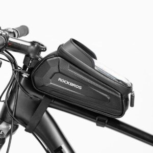 Funda para telefono movil ROCKBROS con pantalla tactil de TPU y diseno repelente al agua para bici