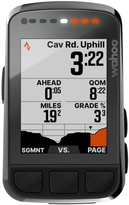 Ciclocomputador compacto Wahoo Elemnt Bolt V2 con botones mecánicos
