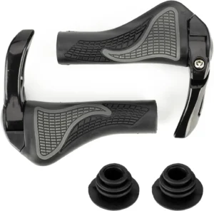 ROCKBROS Puños Ergonómicos para Bicicleta de Goma, Empuñaduras de Manillar Antideslizantes para MTB BMX Bicicleta Carretera Accesorios de Ciclismo, Universal