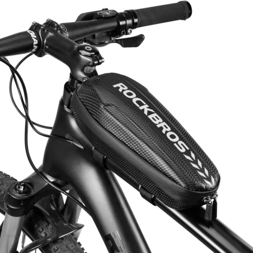 ROCKBROS Bolsa Cuadro Sillin Bicicleta MTB Carretera Rigida a Prueba de Agua para Telefono Movil