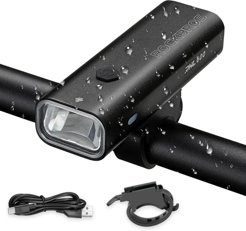 ROCKBROS-Luces-Bicicleta-LED-Recargable-USB-600-Lumenes-Faro-Delantero-Potente-IPX6-Impermeable-de-Bicicleta-con-5-Modos-Fijos-e-Intermitentes ROCKBROS Luces Bicicleta LED Recargable USB 600 Lumenes Faro Delantero Potente IPX6 Impermeable de Bicicleta con 5 Modos Fijos e Intermitentes
