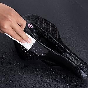 Cubierta PU impermeable del sillín ROCKBROS, fácil de limpiar con un paño