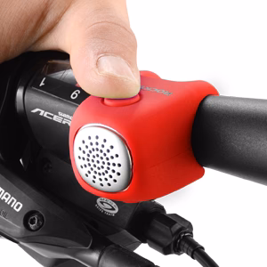 Timbre Electrónico ROCKBROS para Bicicleta (CB1709) | 75dB, 3 Sonidos, IPX4 y Ajuste de Silicona 2 Timbre electronico para bici ROCKBROS resistente al agua IPX4 tres modos