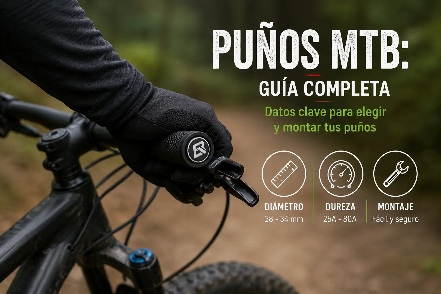 puños bicicleta mtb