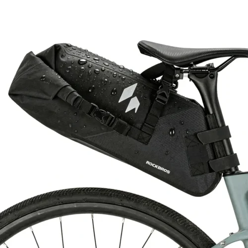 bolsa de sillín ROCKBROS modelo RideMate AS-157 de color negro