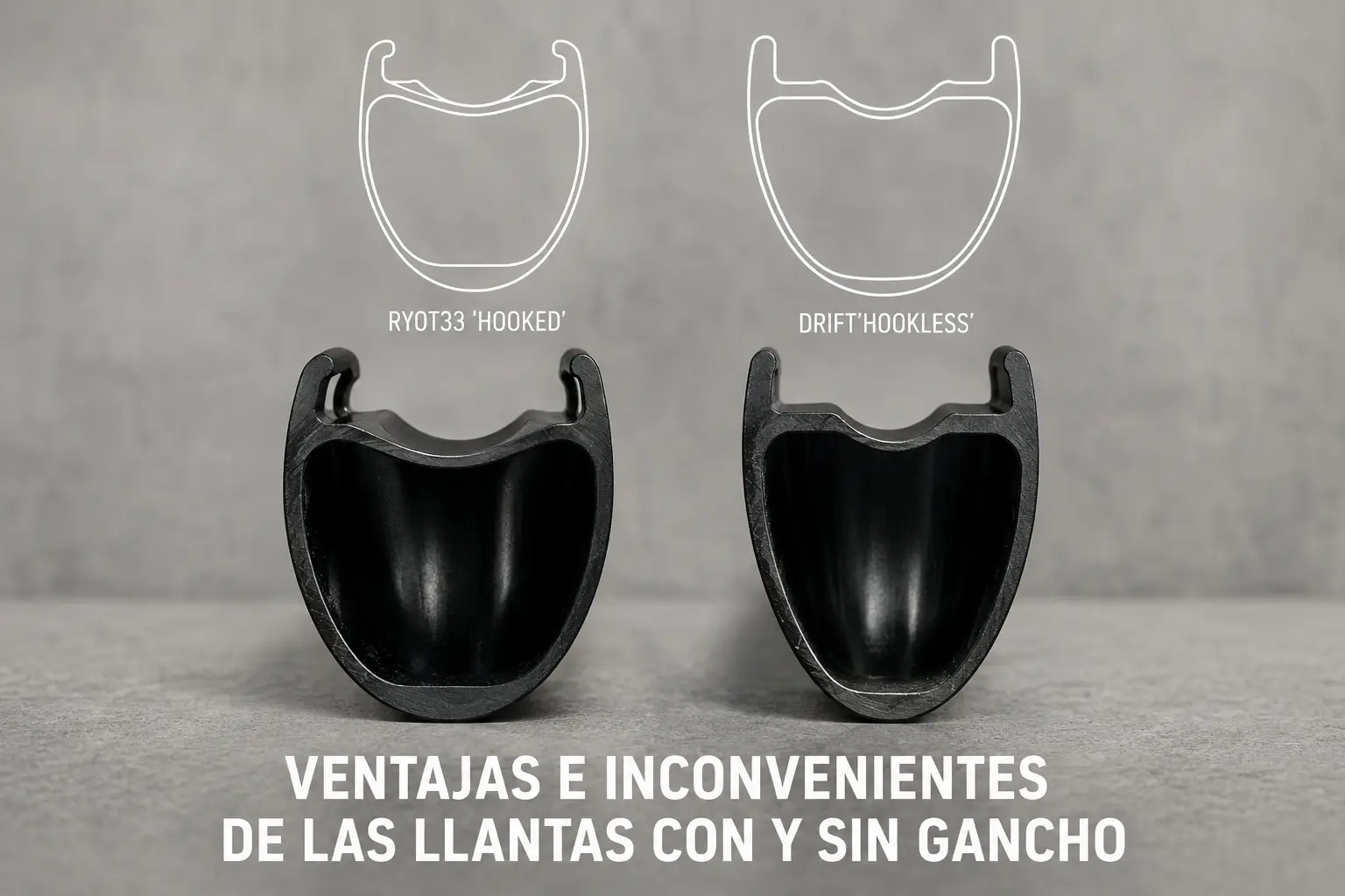 Ventajas e inconvenientes de las llantas con y sin gancho