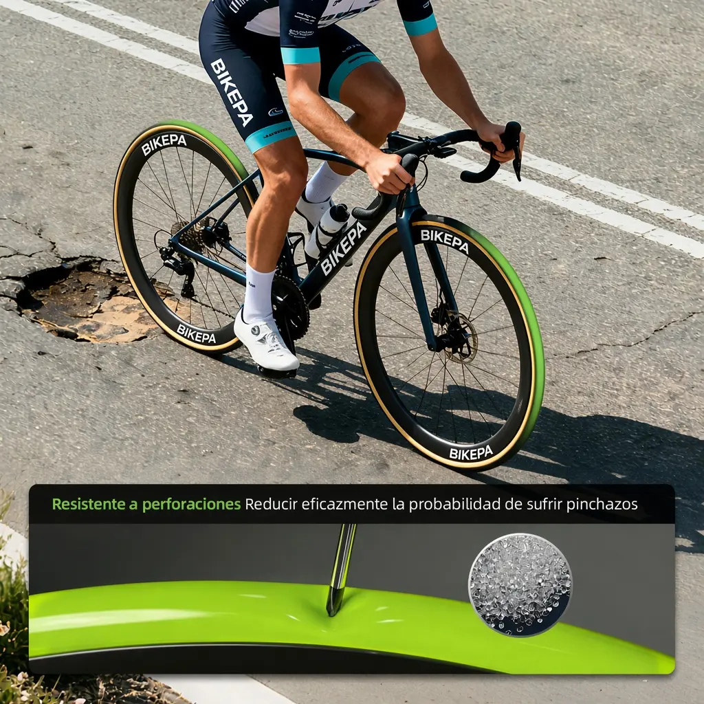 Cámara bicicleta carretera TPU 38g CYCLAMI con válvula Presta extraíble